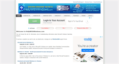 Desktop Screenshot of helpwithwindows.com