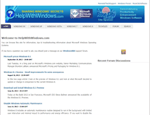 Tablet Screenshot of helpwithwindows.com